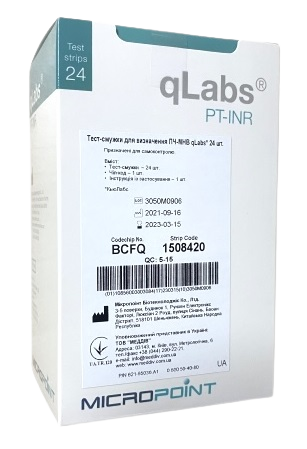 Тест-смужки для визначення ПЧ-МНВ qLabs 24 шт.